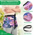 thumbnail image 4 of Yayeee Waist Apron with Pockets for Cooking Waterproof Half Server Aprons, Colorful Art Flowers, 4 of 7