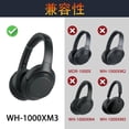 thumbnail image 2 of Protein Leather Ear Pads ForSony WH-1000XM3, Protective Earpad Covers & Replacement Cushions,Upgraded Comfortable Headphone Cover, 2 of 5