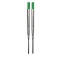 thumbnail image 1 of Monteverde Recambio De Bolígrafo Para Bolígrafos Sheaffer, Punta Media, Rollo Suave, Verde, 2 Por Paquete (S132Gn), 1 of 5
