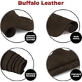 thumbnail image 4 of European Leather Work Buffalo Hide 8-10 oz. 3-4mm  Pre-Cut Size: 10"x24"  Chocolate Brown Color - Full Grain Leather for Tooling, Stamping, Molding, Engraving, 4 of 9