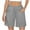 #175-Gray, variant on Wowcloth Women's High Waist Workout Shorts - 5" Athletic Running Shorts with Pockets, Breathable Loose Fit Yoga Gym Shorts
