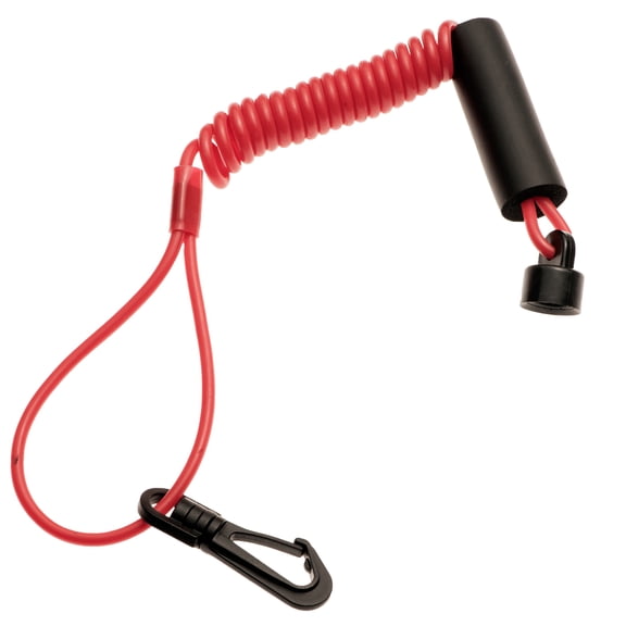 Sea Doo Non DESS Floating Safety Lanyard Tether Key 1989-1995 Red