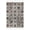 Ivory / Multi, variant on Loloi Samra SAM-08 Ivory / Multi Oriental Area Rug 18" x 18" Sample Swatch