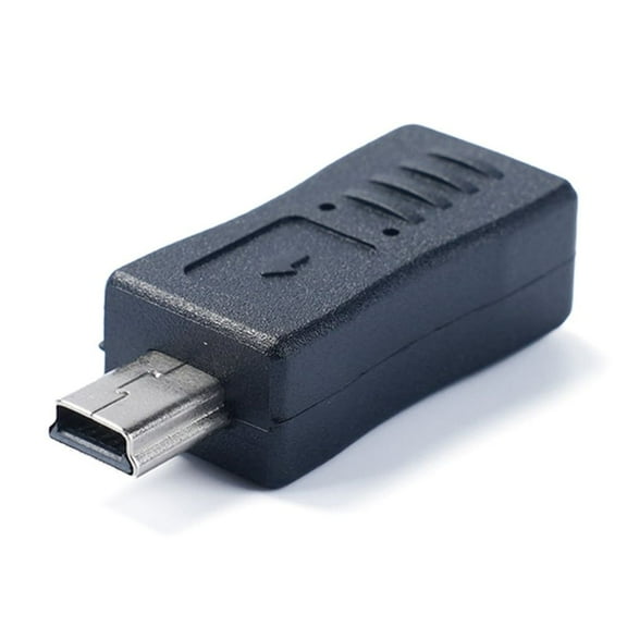 Type-C Female to Mini USB Male Adapter USB C to Mini USB Converter for Camera MP3 Player Support Charging and Data Sync