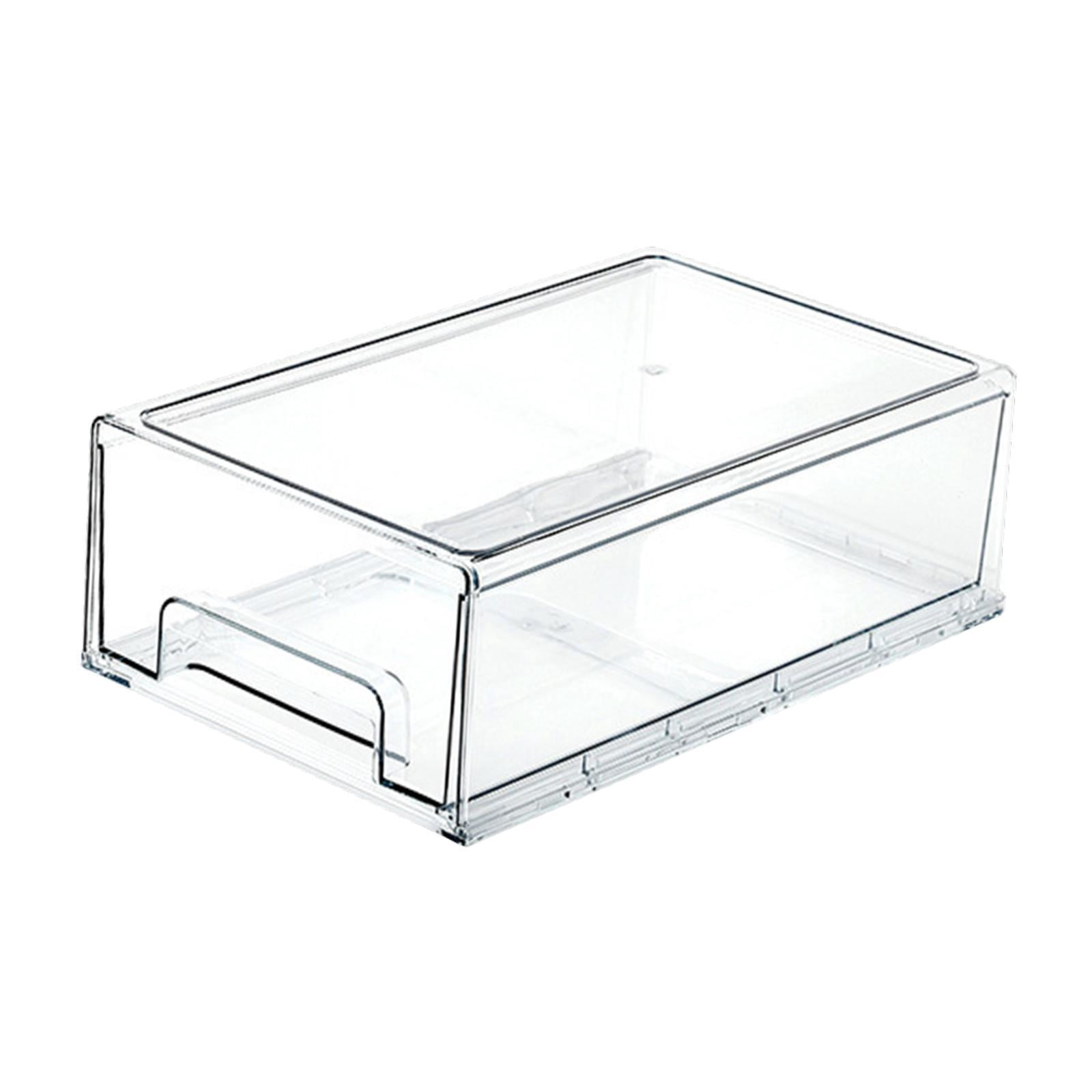 Fiocias Fridge Drawer Bin Friut Containers Pull Out Multifunctional Kitchen Organization Large