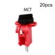 thumbnail image 2 of Mini interruptor de circuito seguro de resistencia a la resistencia al desgaste ajustable, rojo, rojo, rojo, candado industrial, productos antirrojos MCT 20 piezas Kearding TO001363-03B, 2 of 6