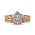 thumbnail image 2 of Diamond Bridal Ring 1/6 ct tw in Round-cut 10K in Rose Gold, 2 of 4