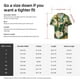 thumbnail image 5 of Fotbe Tropical Floral Jungle Camisa Estampada de Manga Corta para Hombre, Casual de Verano, Estilo Playero, Sin Arrugas-Medium, 5 of 5