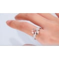 thumbnail image 3 of Gin & Grace 14KT Two Tone Gold Genuine Morganite and Diamond Accent Ring., 3 of 6