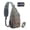Gray, variant on Packable Crossbody Sling Bag, RFID Sling Backpack Lightweight,Water-resistant Small Daypack for Trave Hiking Commuting,Gray
