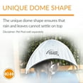 thumbnail image 4 of K&H Pet Products Dog Pool & Pet Bath Canopy (Pet Pool Sold Separately) Gray Large 30 X 42 Inches, 4 of 8