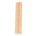 thumbnail image 4 of Binding Spines, 10Pcs Binding Coils Polypropylene Wear Resistant  For Stationery Orange, 4 of 8