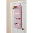 thumbnail image 4 of Delta Children 4-Pocket Hanging Wall Organizer, Barely Pink, 4 of 5