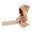 Khaki, variant on Daznico Waffle Knit Pom Pom Beanie and Ribbed Knit Long Scarf 2 Piece Set Lined Thermal Winter Accessories for Ladies Daily Outdoor Activities in Cold Weather