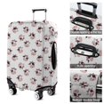 thumbnail image 5 of White Cow Bow Pattern Luggage Cover Fashion Suitcase Cover Baggage Covers Fit 25-28 Inch Luggage (Go Travel), 5 of 5