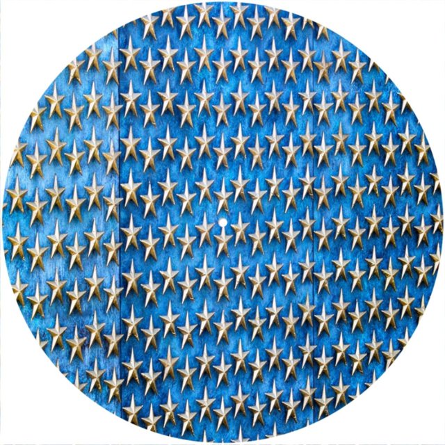 Slipmat Slip Mat Scratch Pad Felt for any 12" LP DJ Vinyl Turntable Record Player Custom Graphical - WWII Stars