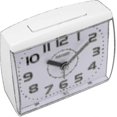 thumbnail image 3 of Analogue Alarm Clock For Elderly,quiet Non Ticking With Snooze And Backlight,crescendo Loud Alarm,big Numbers For Easy Reading,battery Operated,white, 3 of 5