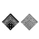 thumbnail image 1 of 2x Bandana de algodón Paisley Colco Estampado para Cabeza y cabello, 1 of 8