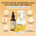 thumbnail image 4 of Potassium Magnesium Supplement with Potassium 200mg, Magnesium Complex 1100mg, Calcium 100mg, Vatmin D3&K2, Vegan Drops for Muscle & Bone Health, Leg Cramps, Heart Support, 2 Fl oz, 4 of 8