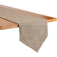 thumbnail image 2 of Burlap Farmhouse Cotton Linen Table Runner, Rustic WovenTable Runner for Dining, Kitchen, Holiday, Halloween, Christmas, Party,12x70 inch, 2 of 7