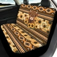 thumbnail image 3 of Renewold Highland Cow Car Seat Covers Full Set 4 PCS, Front and Rear Split Bench Protective Cover Universal Fit for Auto Truck Van SUV, Southwestern American Tribal Highland Cow Sunflower, 3 of 7