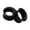 Black, variant on Pair of Extra Wide Silicone Tunnels Ear Gauges Plug 5 Colors 8g to 18mm Body Piercings Jewelry for Men Women
