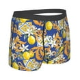 thumbnail image 4 of Uemuo Sicilian Style Pattern Men's Boxer Briefs,Trunk Anti-Chafing,Comfortable, Durable, and Stylish Underwear-, 4 of 9
