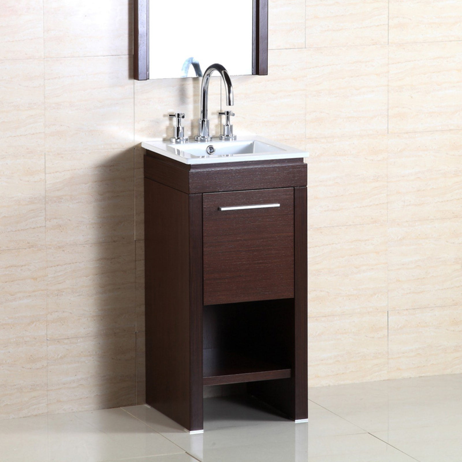 Bellaterra Home 16 Inch Single Sink Vanity