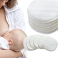 thumbnail image 1 of 10-pack Washable Nursing Pads, Reusable Breastfeeding Pads, Leakage P, 1 of 5