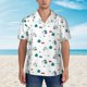 thumbnail image 2 of Fotbe Cartoon House Car Camisa Hawaiana para Hombre Unisex – Camisa Casual de Verano con Botones de Manga Corta de Algodón y Lino,XX-Large, 2 of 7
