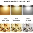 thumbnail image 4 of LED Recessed Ceiling Light Lights Fittings 6W Downlights Equivalent 60W Aluminium Decorative Downlights, 4 of 4