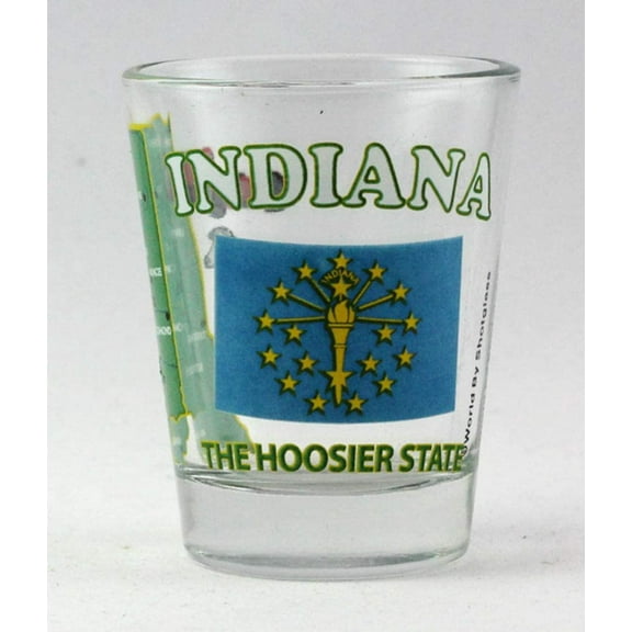 Indiana The Hoosier State All-American Collection Shot Glass