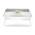 thumbnail image 4 of Tapa para alimentos, rectangular, transparente, a prueba de polvo, para servir platos. Longitud 30 cm, 4 of 9