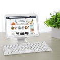 thumbnail image 3 of Wireless Gaming Keyboard Computer Game Universal Bluetooth Keyboard for Spanish German Russian French Korean Arabic French White, 3 of 7