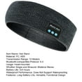 thumbnail image 7 of sunsanly Bluetooth-compactible Headband Wireless Stereo Sound 3-6 Hours Battery Life Stereo Music Sports Fitness Hair Band, 7 of 7