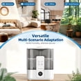 thumbnail image 2 of 5L Smart Cool Mist Humidifier Top-Fill Humidifiers 50H Long Runtime Tuya App Control for Bedroom Home Office,White, 2 of 8