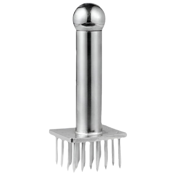 ACDANC Meat Pounder Tenderizer Metal Beef Masher Tool Tenderiser Hammer Silver