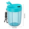 thumbnail image 3 of Tablet Dispenser With 6 Large Compartments. Transparent Travel Box That Can A Variety Of . Large To Carry Storage Container For Products., 3 of 8