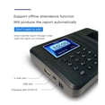 thumbnail image 2 of Biometric Fingerprint Attendance Machine 2.8 USB Finger Scanner Attendance Card Locker Security System ,Easy Operate, 2 of 6