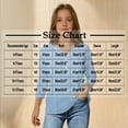 thumbnail image 2 of Mwjwdo Girls Linen Shirts 3/4 Length Sleeve Linen Button Down V Neck Blouse Children's Summer Fall Boho Shirts Travel Vacation Tops Light Blue 130, 2 of 5