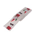 thumbnail image 3 of Cinta de Navidad 2 yardas Tela de de grosgrain Cintas de Navidad Decoración de manualidades Caja de Envoltura de regalos, Clips de la Gloria Grosgrain Satin Fabric Ribbons, 3 of 9