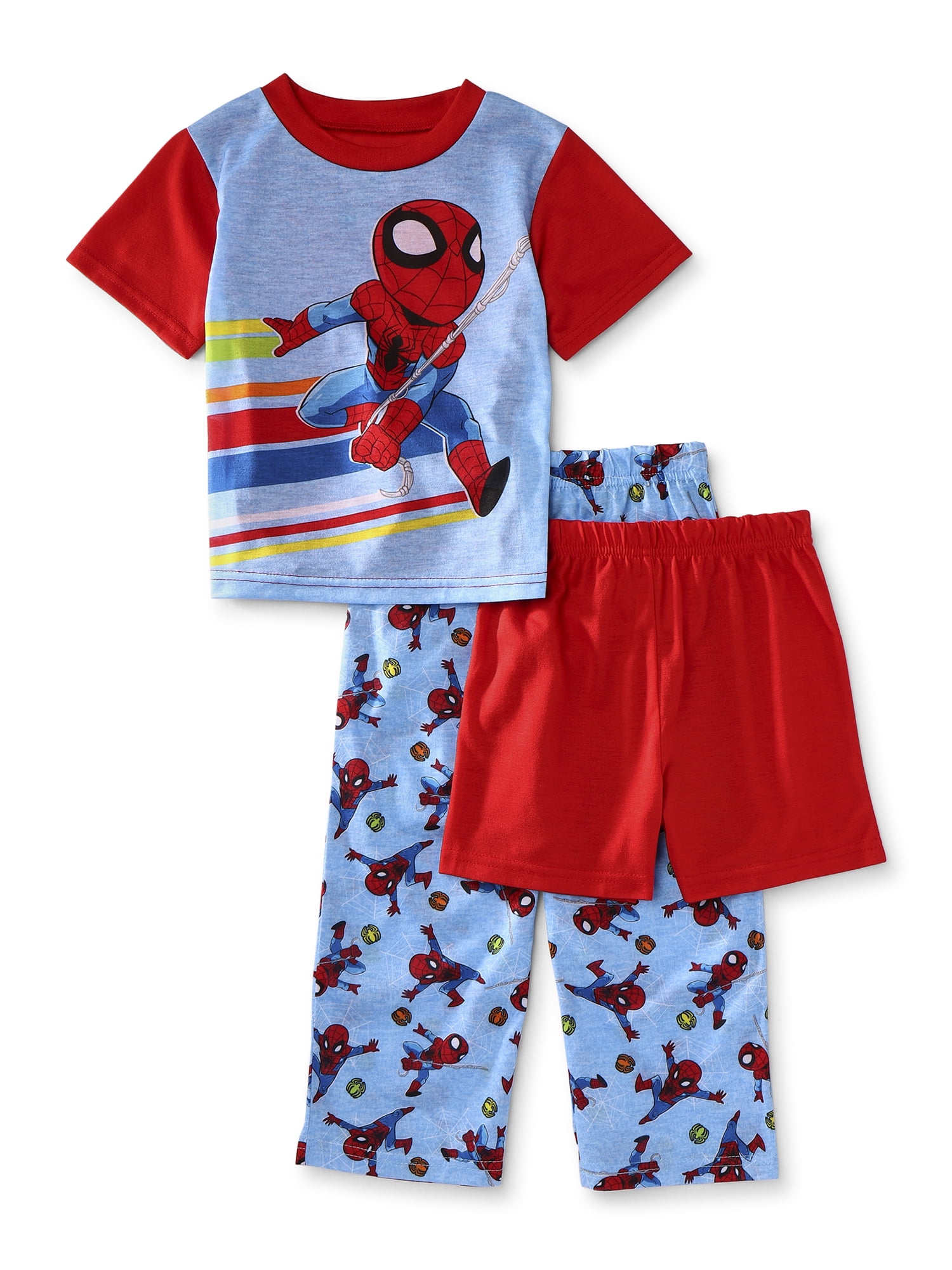 Spider-Man Boys 3-Piece Pajama Set Size 4 6 8 10 $40