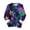 D Multicolor, variant on Idoravan Long Sleeve Shirts for Women Dressy Women's Loose Round Neck Sweatshirt with Carnival Print Carnival Theme Party Clothes Sweatshirt for Women Graphic Multicolor M