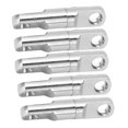 thumbnail image 1 of Type 5pcs/set Stainless Steel Column Type 360  Bearing Swivels Fishing Swivels Hook Connector, 1 of 8