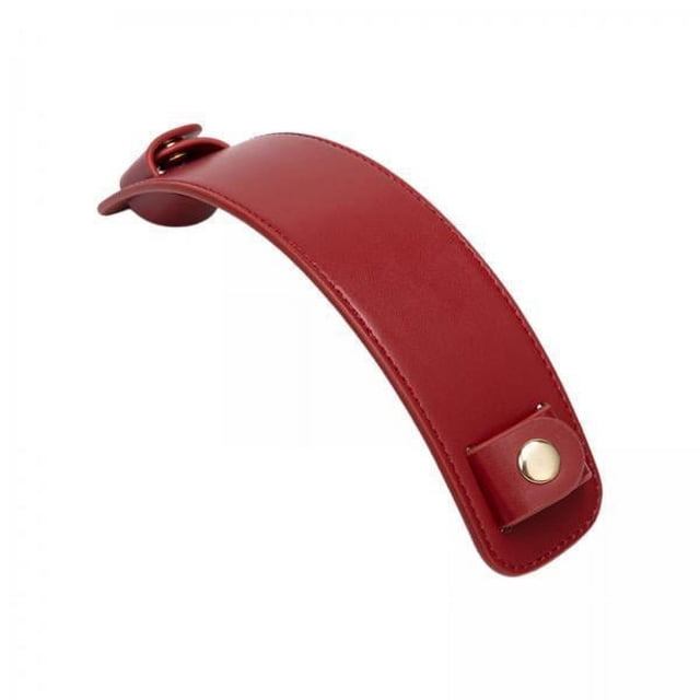 lionlar 2xLeather Shoulder Strap Pad Wide Replacement for Satchels Handbag Laptop Case dark red