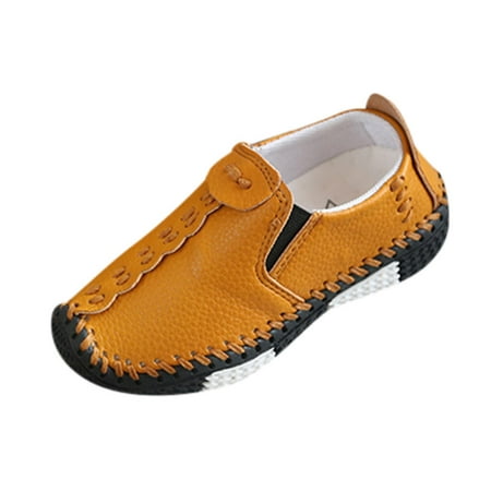 

Jpgif Fashion Sneakers Children Big Kids Girls Boys Soft Leather Shoes Casual Flats