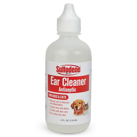 Sulfodene Ear Cleaner for Dogs & Cats 4 Fluid Ounce