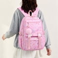 thumbnail image 2 of Weebloom School Backpack For Kids Girls Cute Minimalist Colorful Lightweight Daypack Bookbag Elementary Middle School Pink, 2 of 5