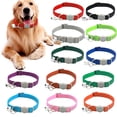 thumbnail image 2 of HEVIRGO Pet Collar Breathable Reflective Lightweight Nicely Designed Dog Leash Breakaway with Bell for Training, 2 of 11