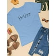 thumbnail image 3 of Bon Voyage Hand Drawn  T-Shirt Women -Image by Shutterstock, Female Large, 3 of 4